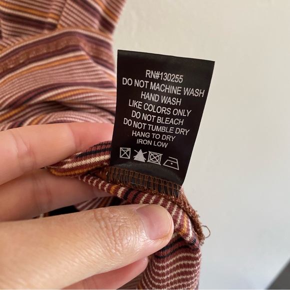 Knot Sisters Striped Halter Maxi Dress - Picture 6 of 7